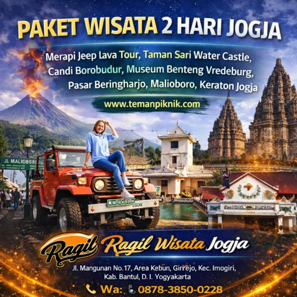 Paket Wisata Jogja 2 Hari 1 Malam